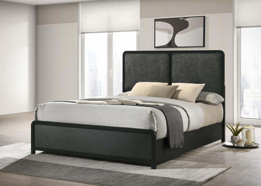King Cavelle Upholstered Bed Frame by Coaster