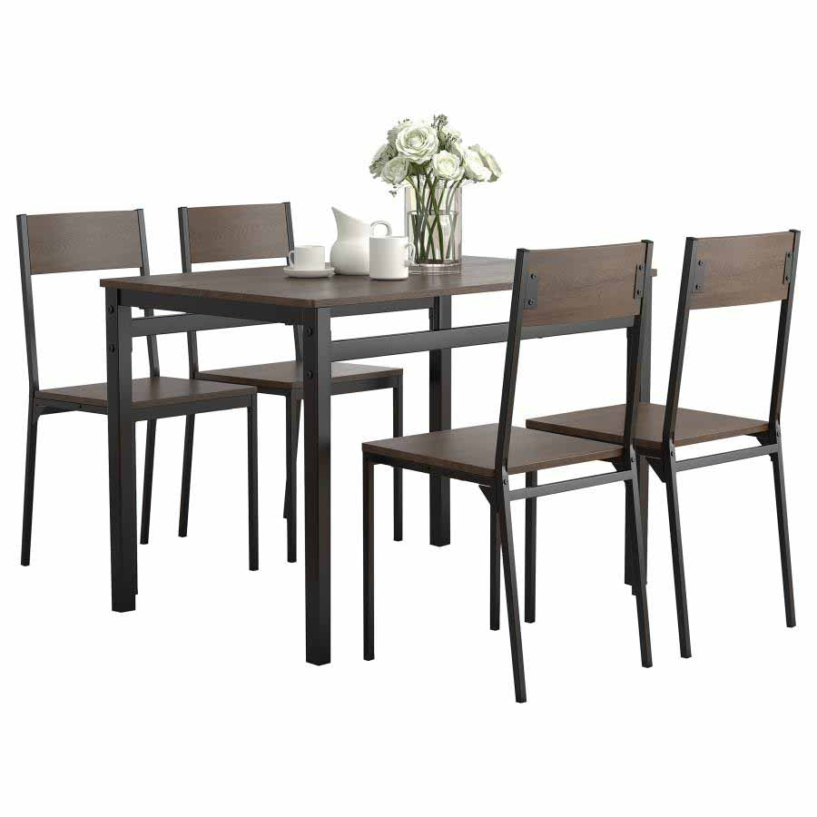 Lana 5-Piece Dining Set (table and 4 chairs) by Coaster