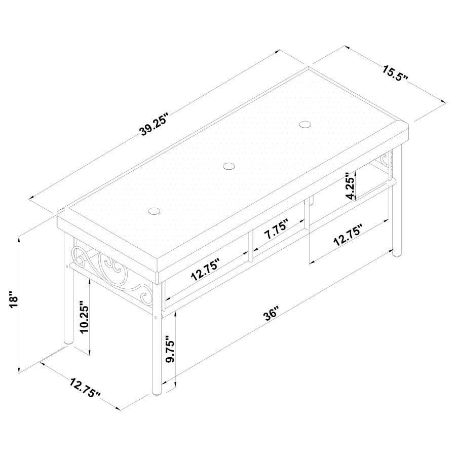 Massi Bench by Coaster