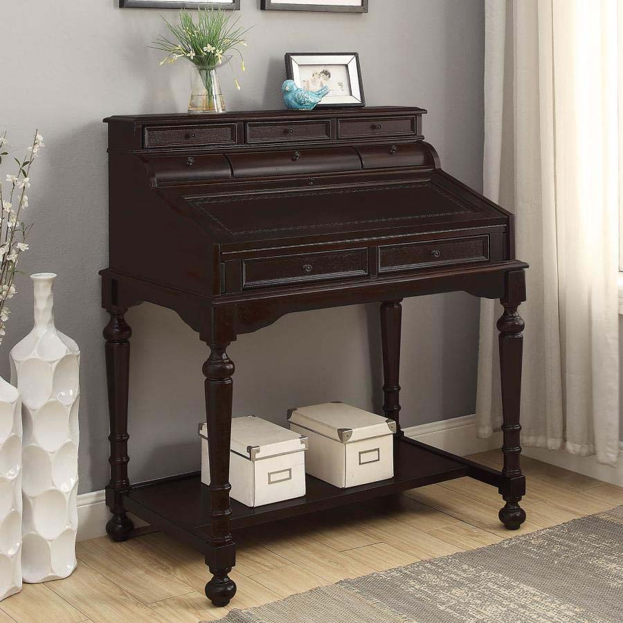 Milo 10-drawer Secretary Desk by Coaster