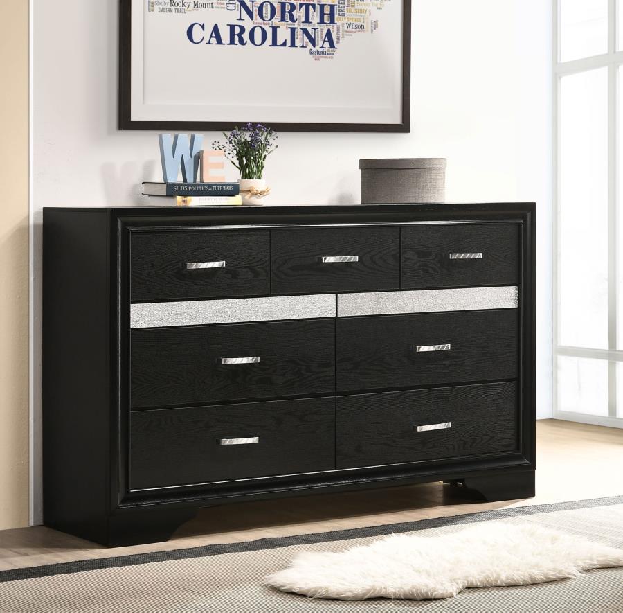Miranda Black Dresser by Coaster