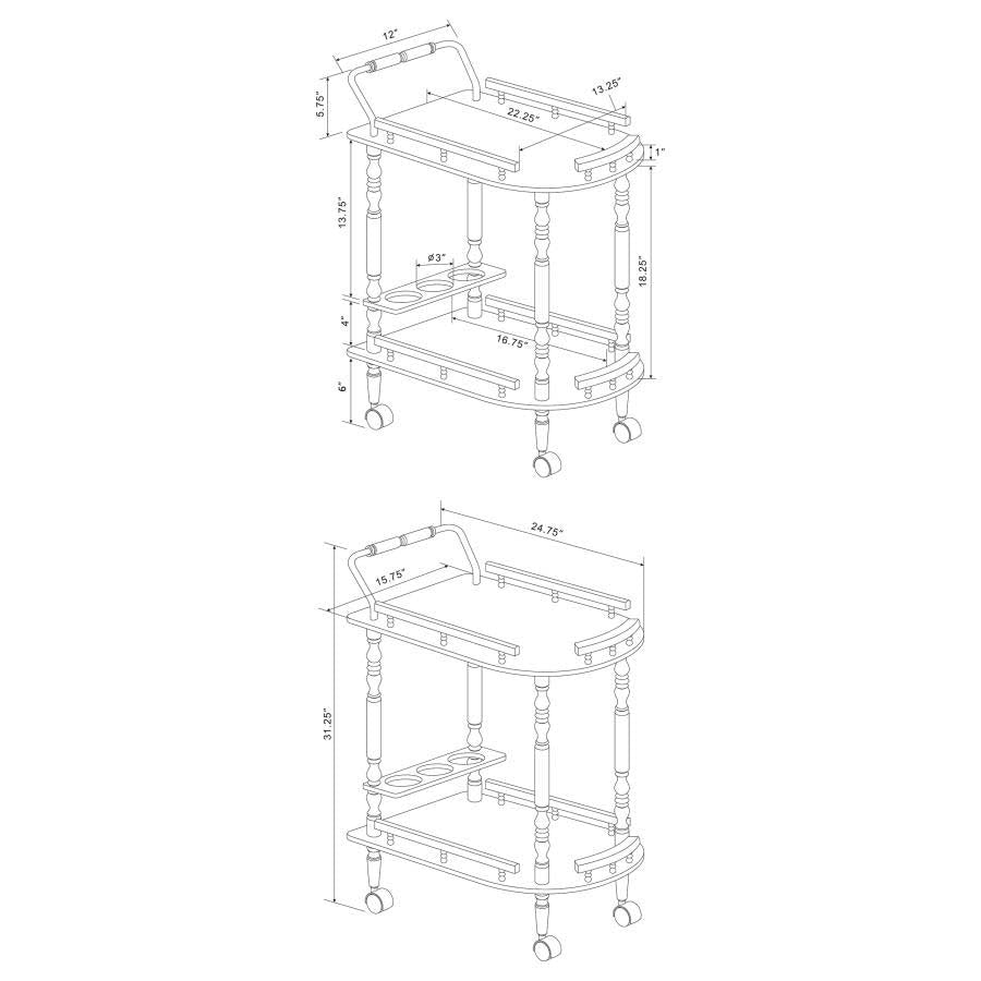 Palmer Bar Cart by Coaster
