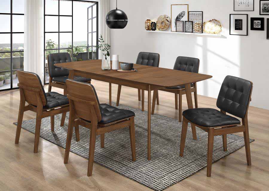 Redbridge Black Dining Chairs (includes 2 chairs) by Coaster