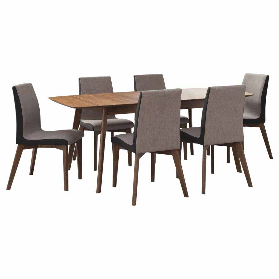 Redbridge Dining Set (table and 6 chairs) by Coaster