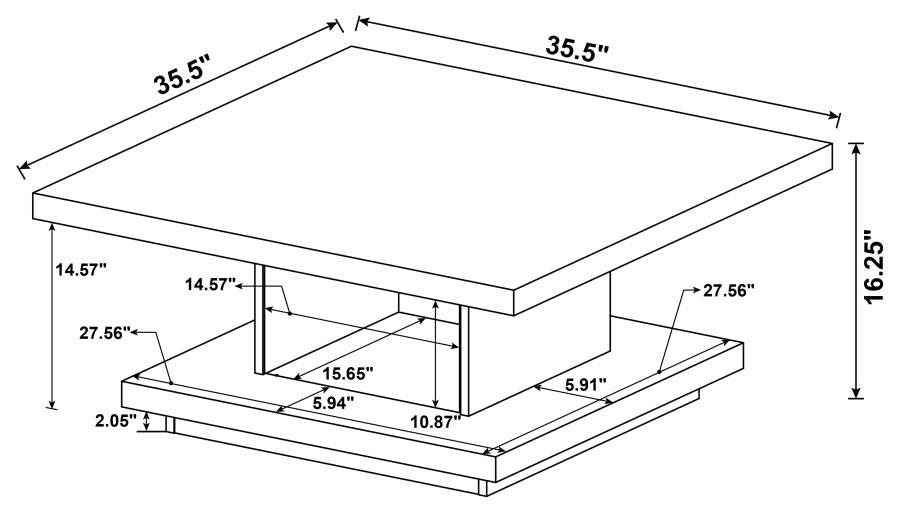 Reston Coffee Table by Coaster