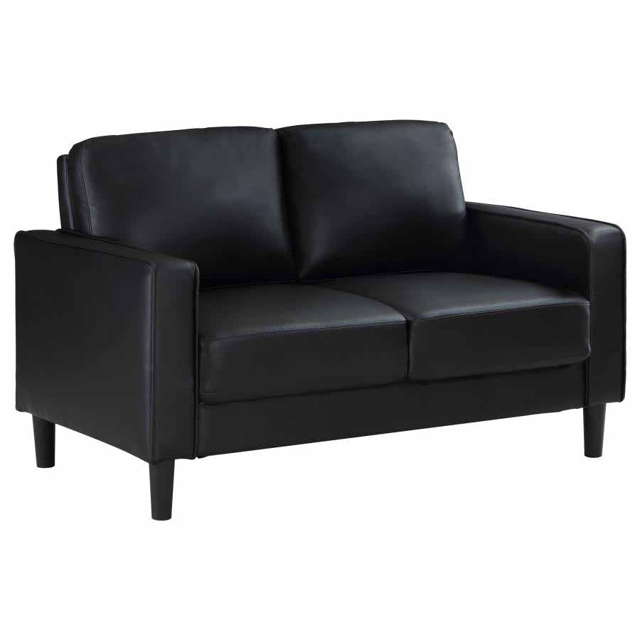 Ruth Black Sofa and Love Seat by Coaster