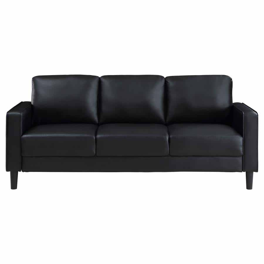 Ruth Black Sofa and Love Seat by Coaster