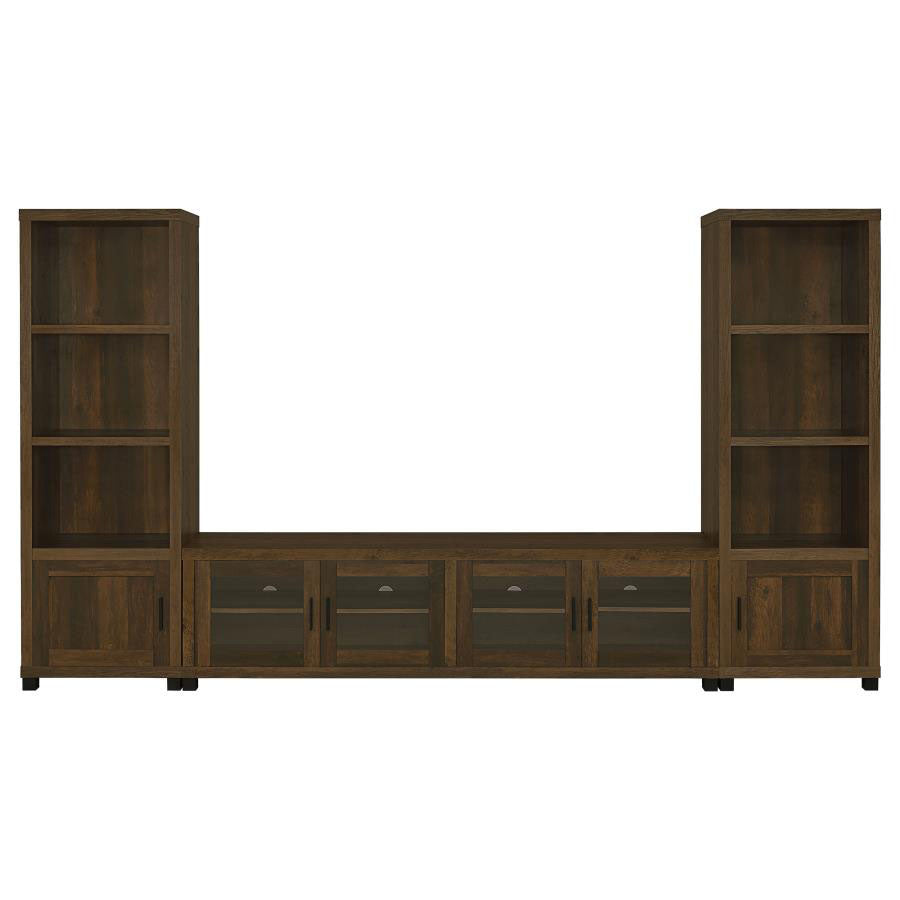 Sachin Dark Pine Entertainment Center by Coaster