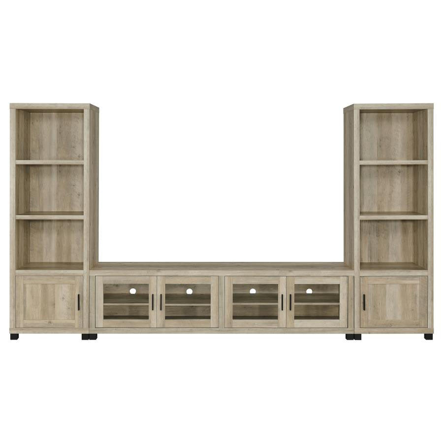 Sachin Distressed Pine Entertainment Center by Coaster