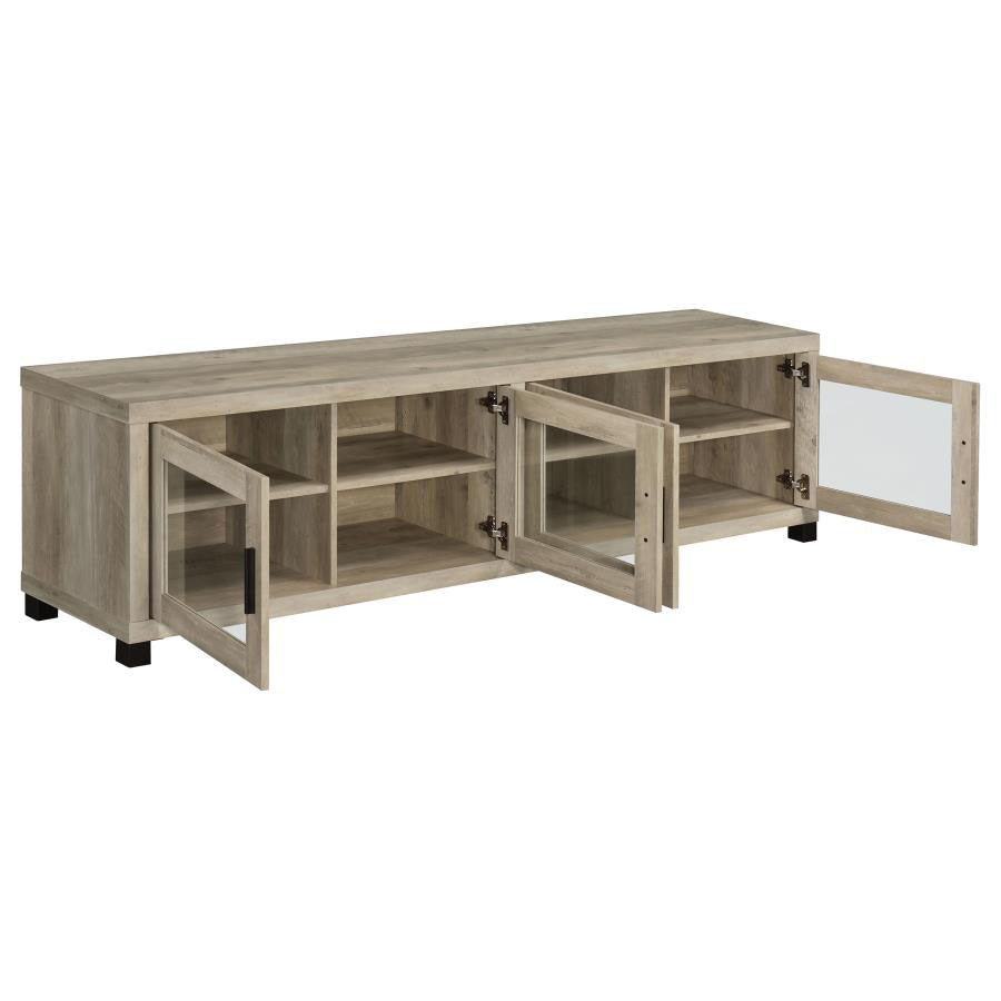 Sachin Distressed Pine Entertainment Center by Coaster