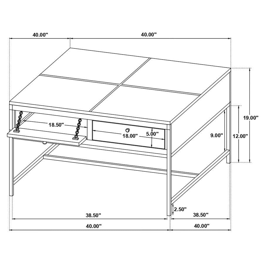 Stephie Coffee Table by Coaster