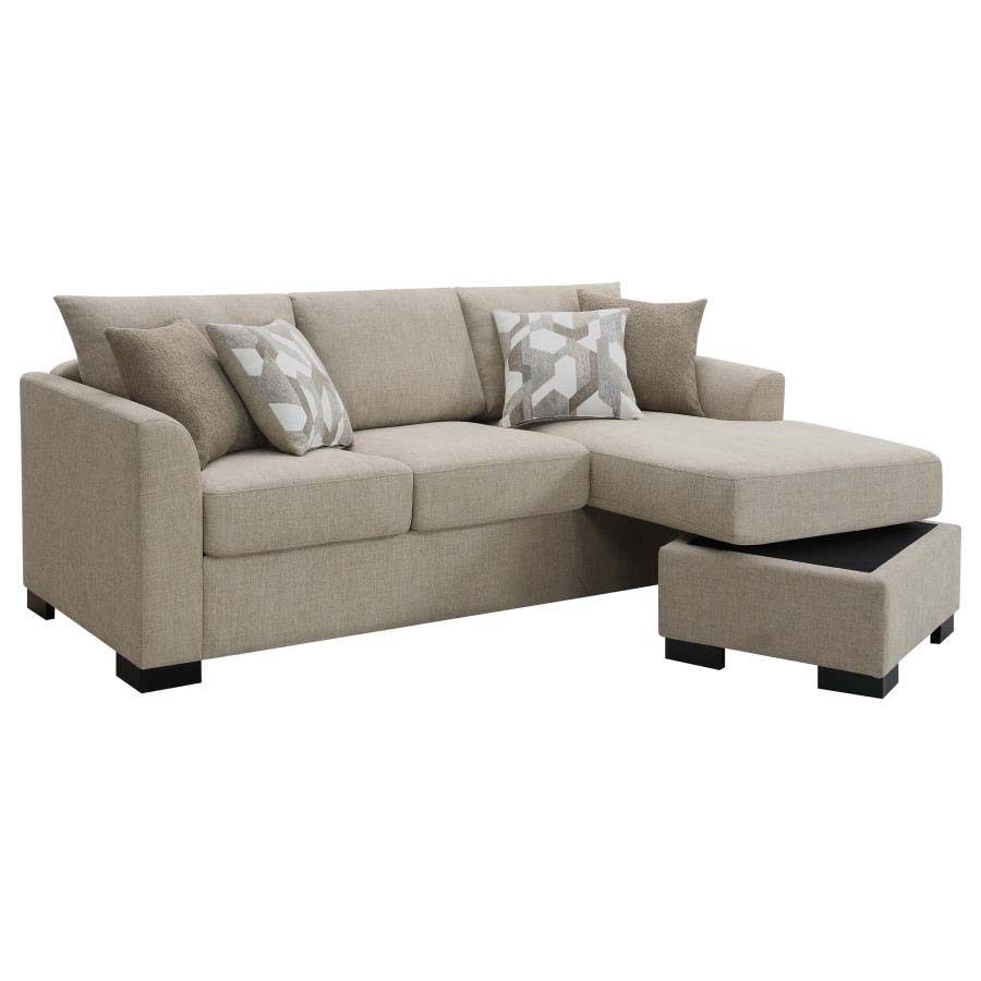 Storey Camel Sleeper Sectional by Coaster