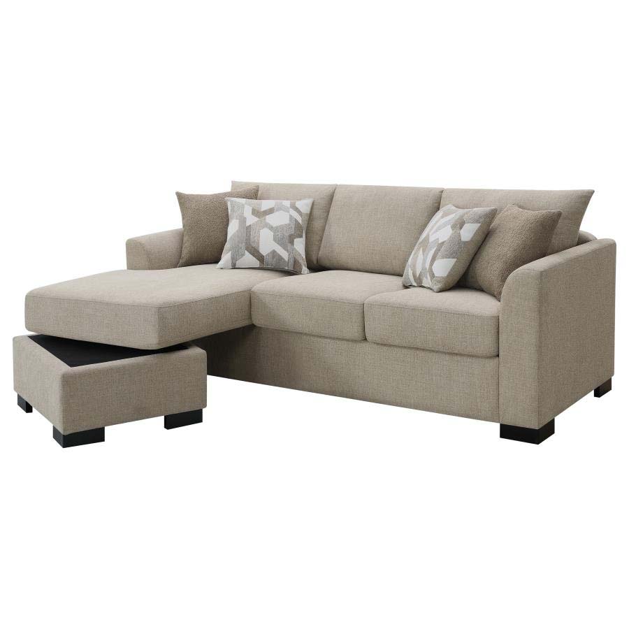 Storey Camel Sleeper Sectional by Coaster