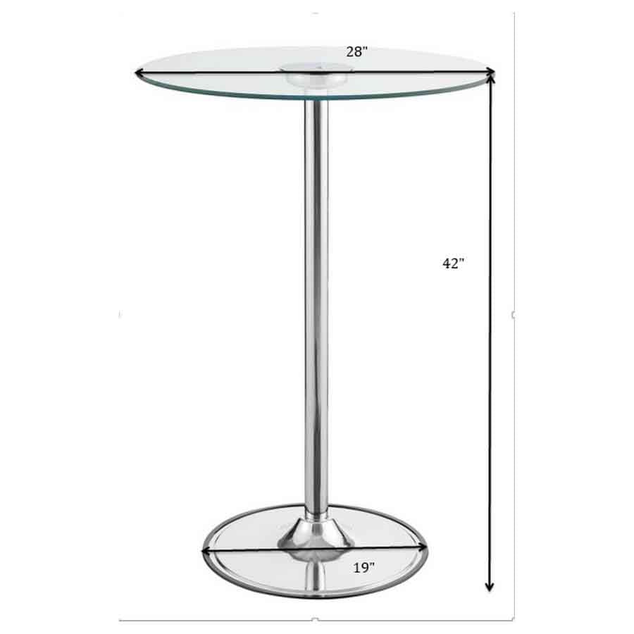 Thea Color Changing LED Bar Table by Coaster