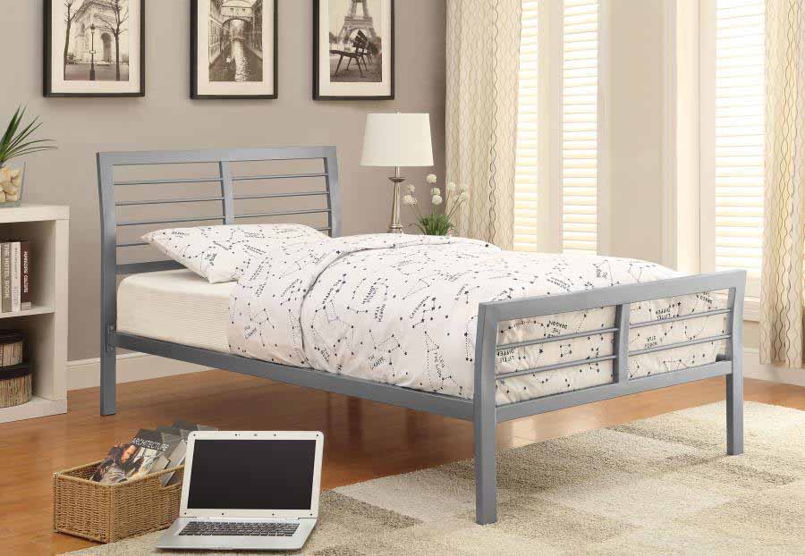 Twin Cooper Metal Bed Frame by Coaster