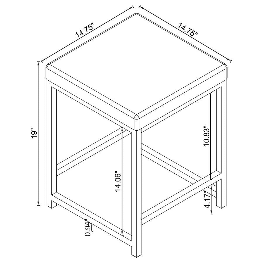 Umbridge Vanity Stool by Coaster