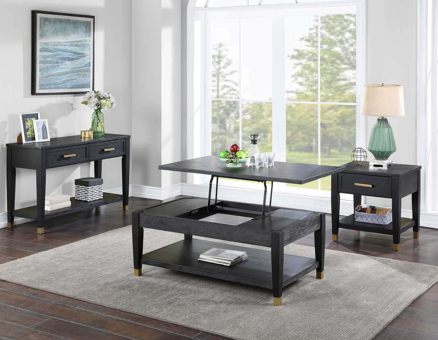 Yves Lift-Top Coffee Table by Steve Silver