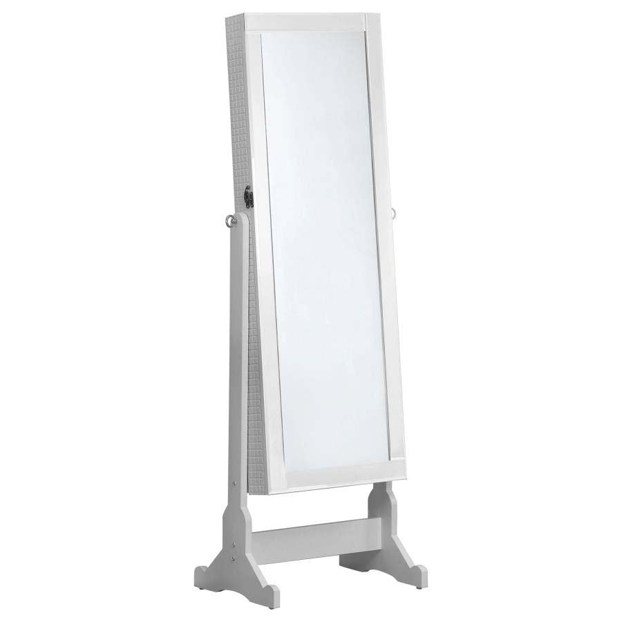 Zayas Jewelry Storage Cheval Mirror by Coaster