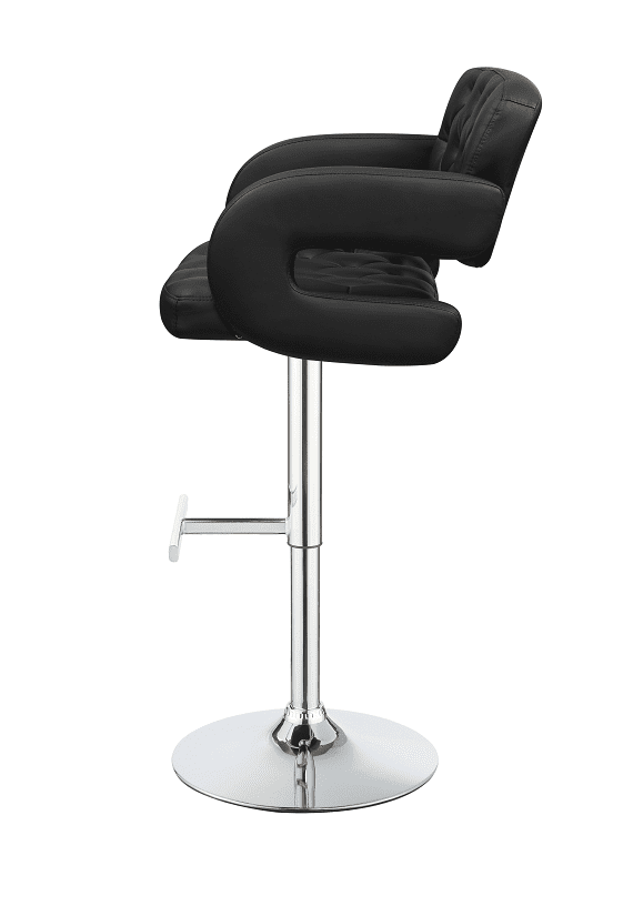 Brandi Black Bar Stool by Coaster (includes 1 bar stool)