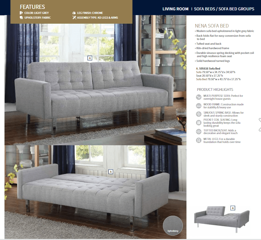 Nena Sofa Bed by Coaster