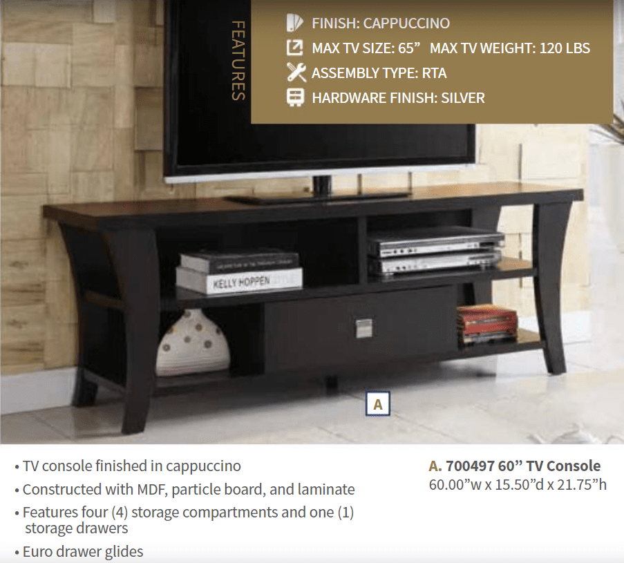 Anita TV Console by Coaster