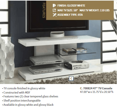 Cogswell TV Console by Coaster