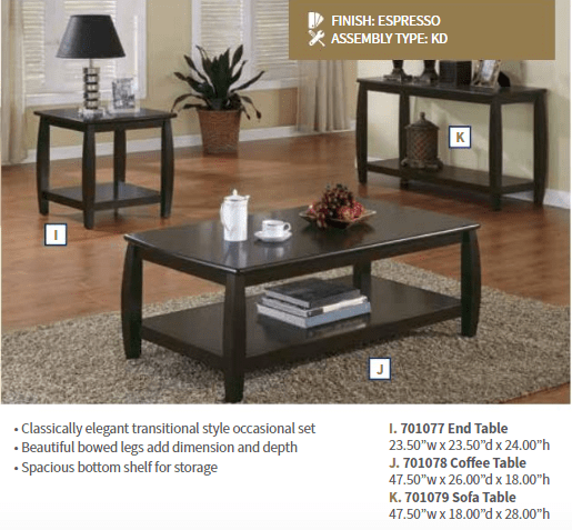 Dixon End Table by Coaster