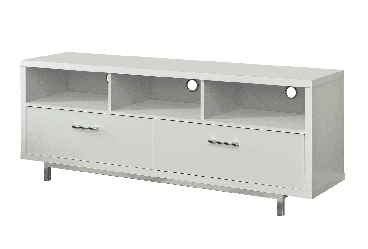 Casey White TV Console (only) by Coaster