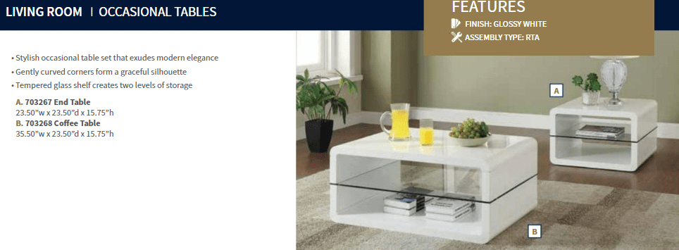 Elana End Table by Coaster