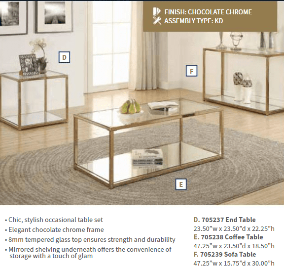 Cora End Table by Coaster
