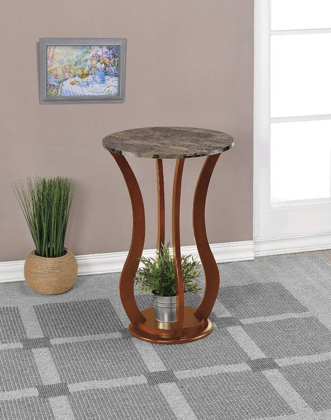 Elton Faux Marble Top Accent Table by Coaster