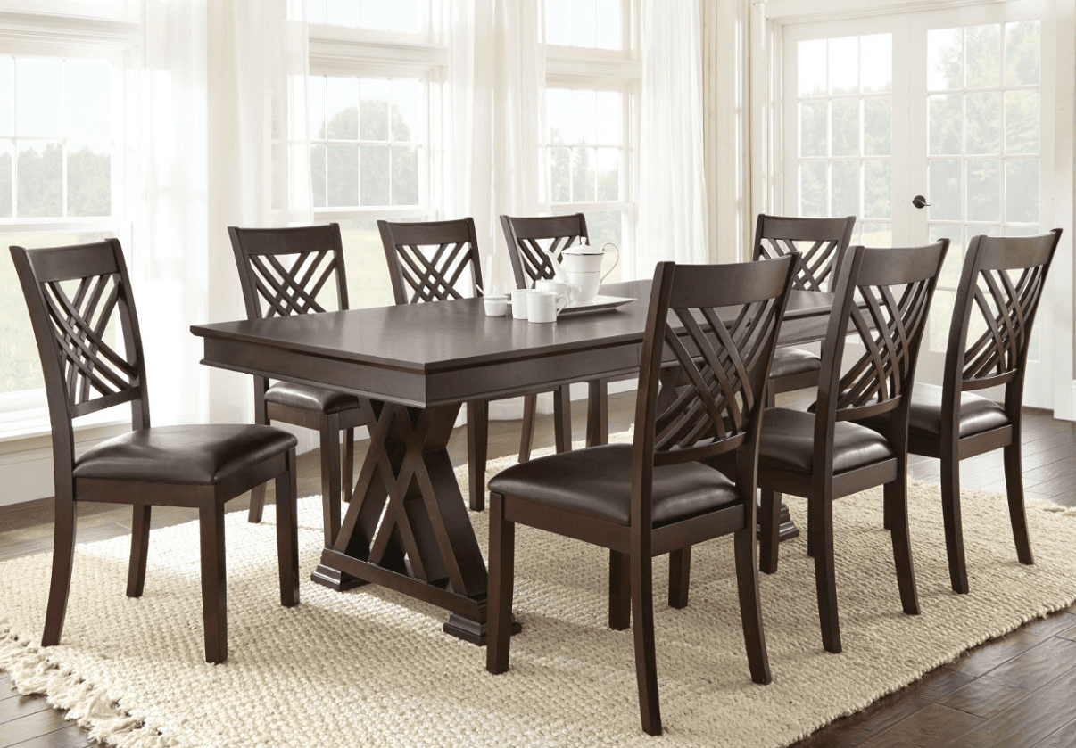 Adrian Dining Set (table and chairs) by Steve Silver – Dallas