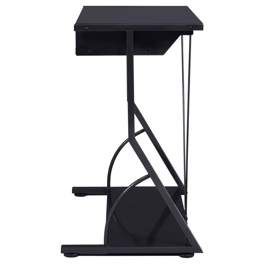 Alastair Computer Desk with Keyboard Tray by Coaster