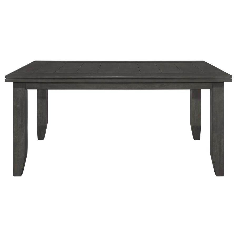 Dalila Dark Grey Dining Set (table and 4 chairs) by Coaster