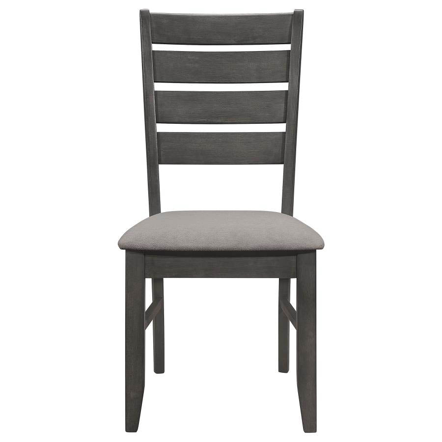 Dalila Dark Grey Dining Set (table and 4 chairs) by Coaster