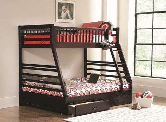 Ashton Cappuccino Twin/Full Bunk Bed by Coaster