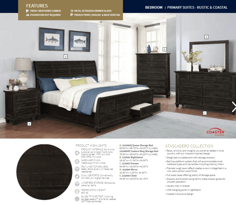 Atascadero Nightstand by Coaster