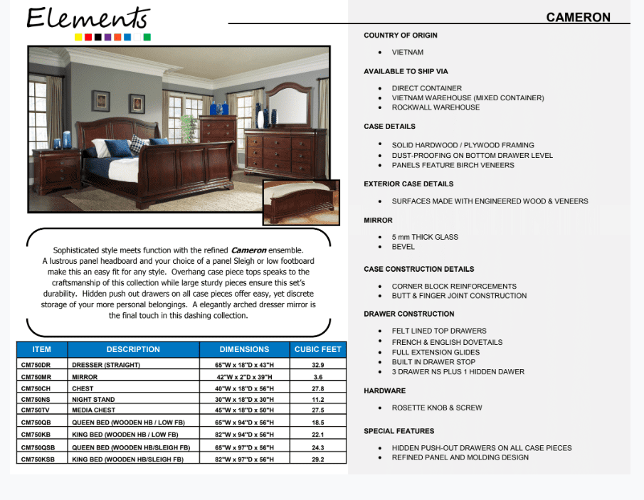 Cameron Mirror by Elements