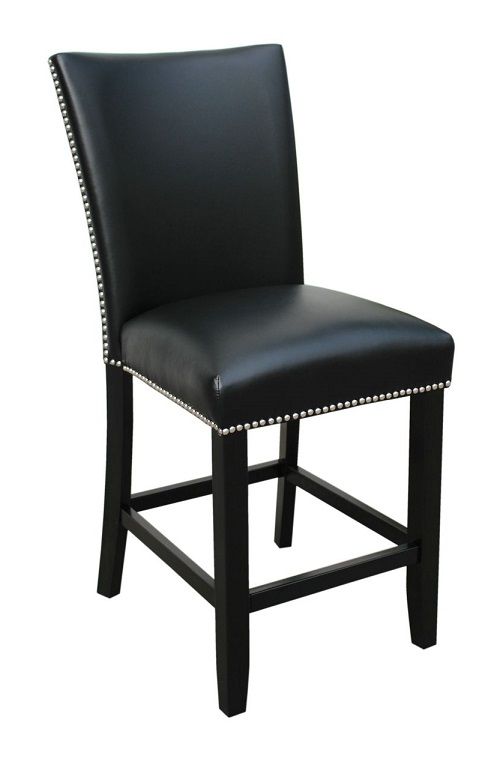 Camila Black Counter Height Set (table and 8 chairs) by Steve Silver