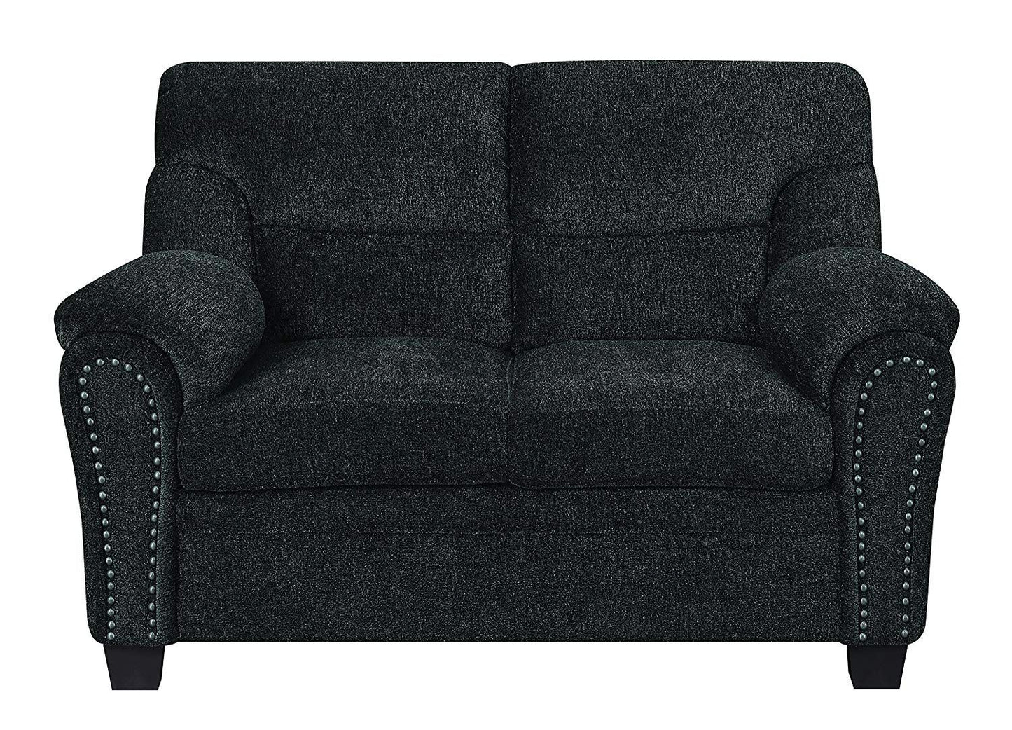 Clementine Graphite Sofa and Love Seat by Coaster