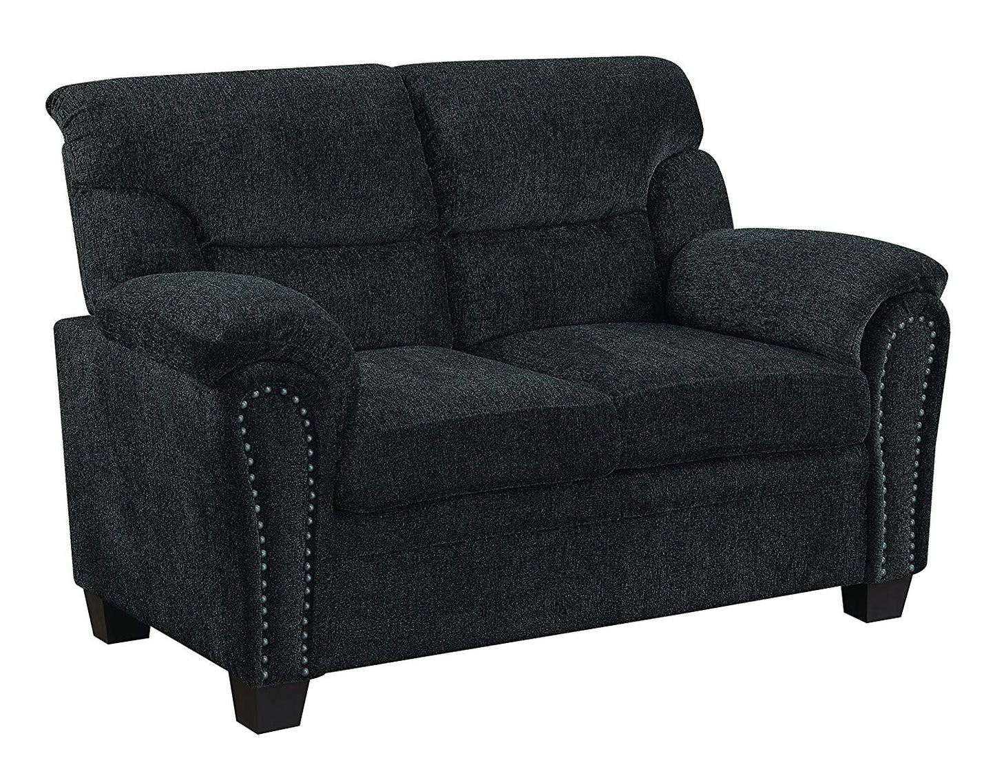 Clementine Graphite Love Seat by Coaster