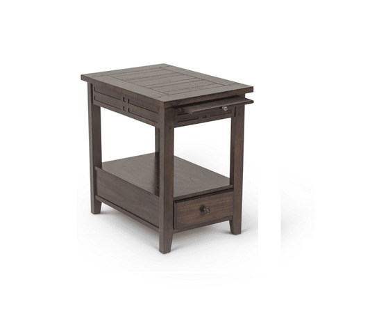 Crestline Chairside Table with Drawer by Steve Silver