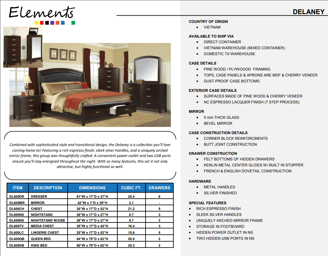 Delaney Chest by Elements
