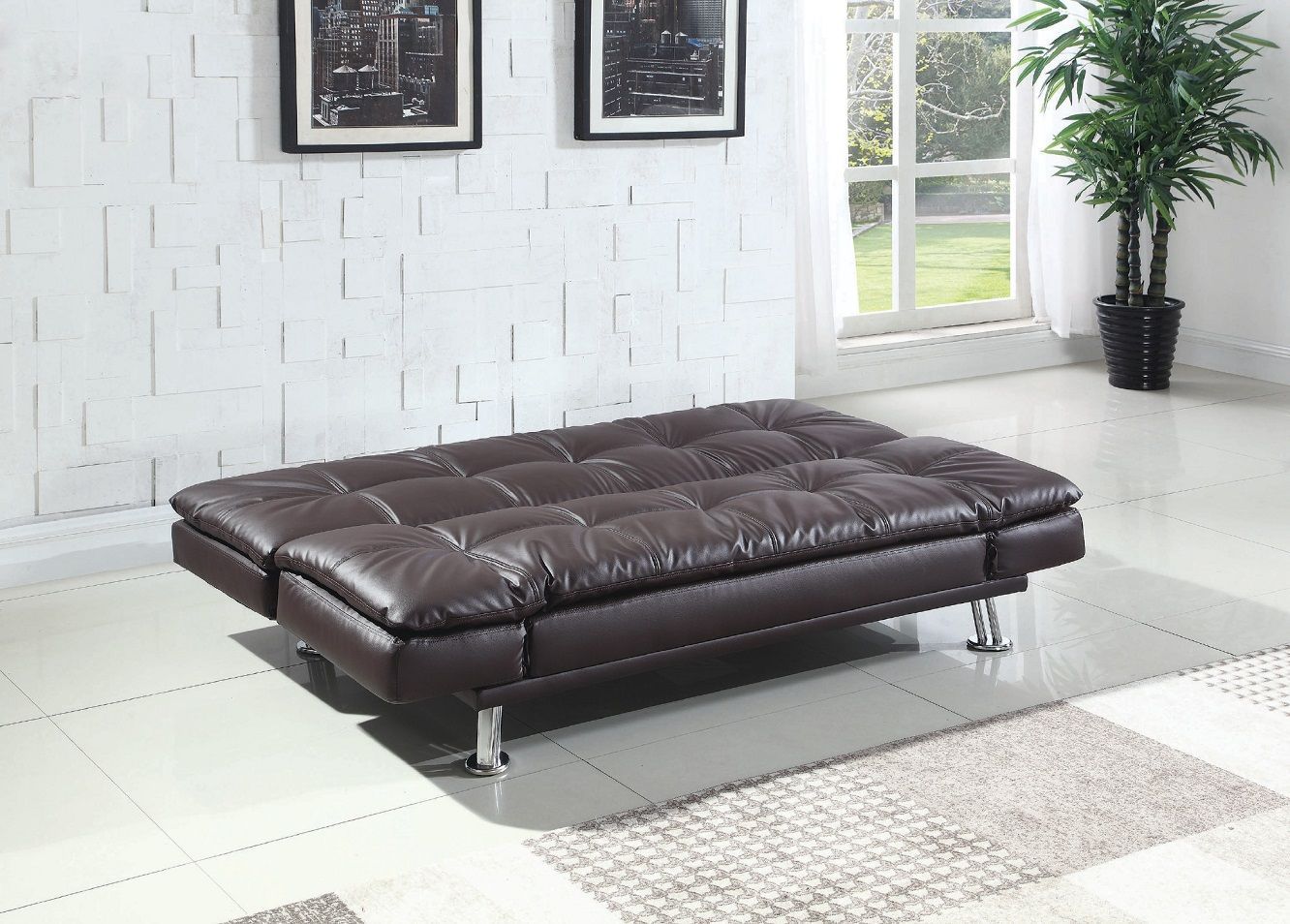 Dilleston Brown Sofa Bed by Coaster