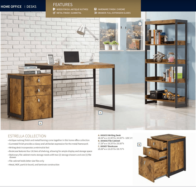 Estrella File Cabinet by Coaster