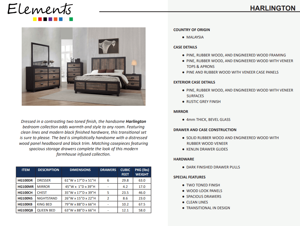 Harlington Chest by Elements