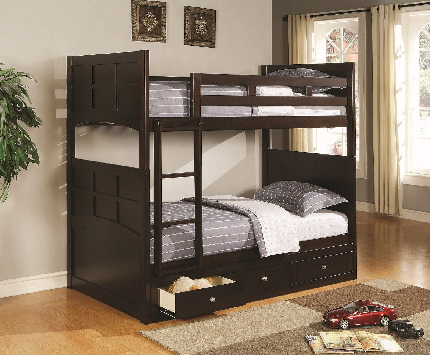 Jasper Twin/Twin Bunk Bed by Coaster