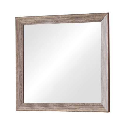 Kauffman Washed Taupe Mirror by Coaster