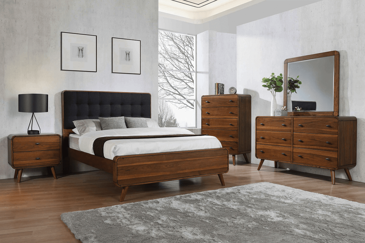 King Robyn Platform Bed Frame by Coaster