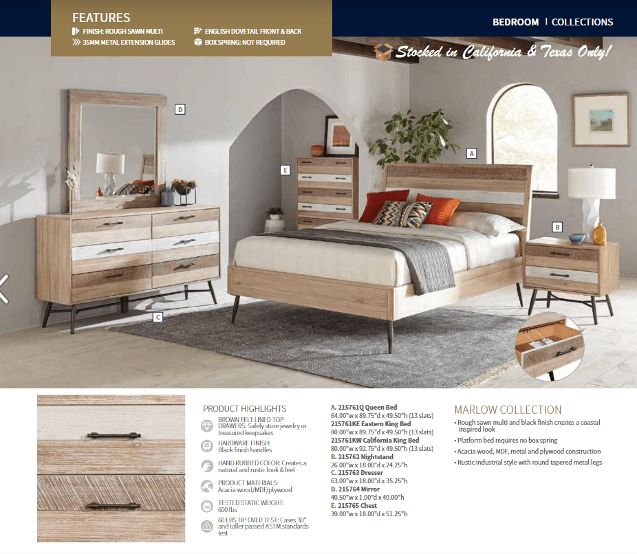 Marlow Dresser by Coaster